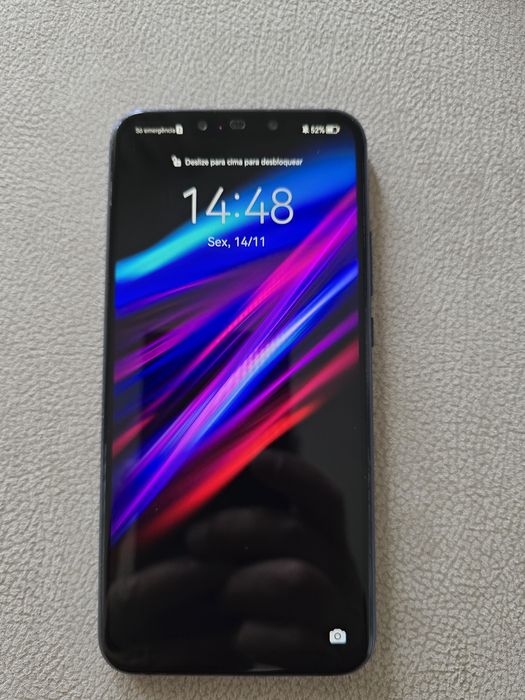 Huawei Mate 20 Lite
Azul
Ecrã e telemóvel sem riscos
Totalmente funcio