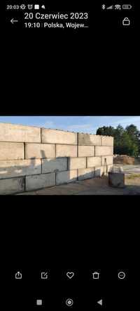 Klocki betonowe lego, mur oporowy, bloki betonowe