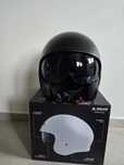 Kask motocyklowy LS2 Helmets Matt Black z blendą rozmiar XL