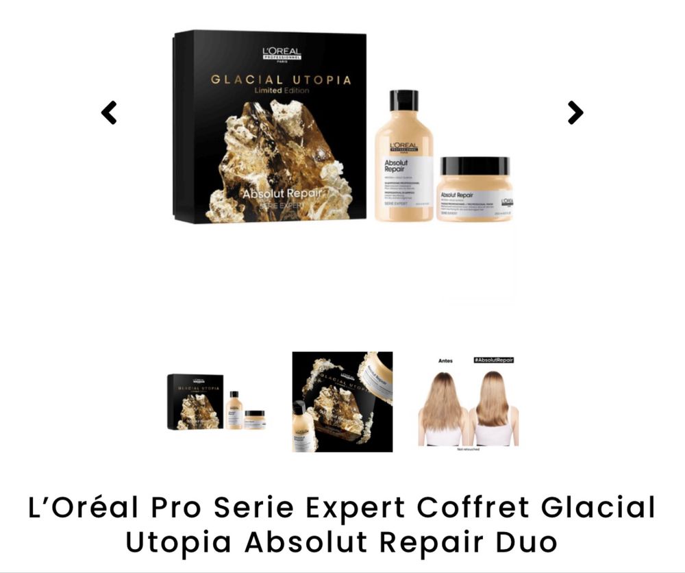 Pack mascara e shampo da loreal / NOVO
