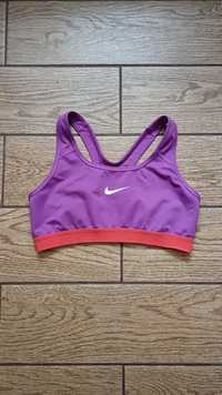 Sportowy biustonosz Nike Dri-Fit# fioletowy r. M