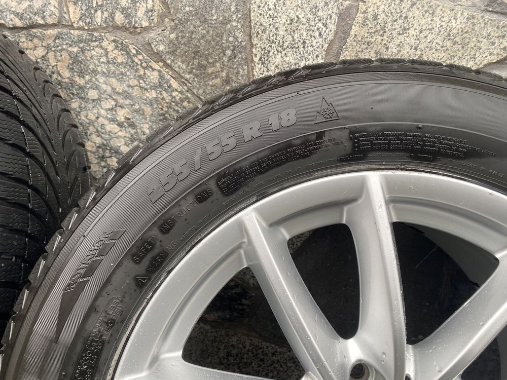 Комплект оригинальных R18 BMW ДИСКОВ С ЗИМНЕЙ РЕЗИНОЙ Michelin