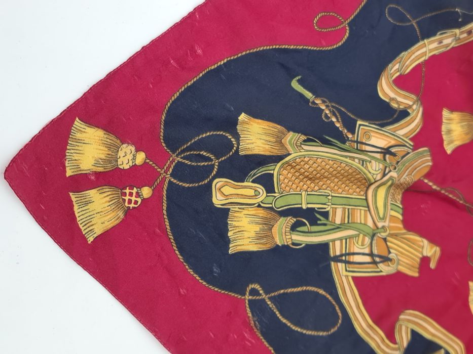 Cachecol equestre impresso vintage