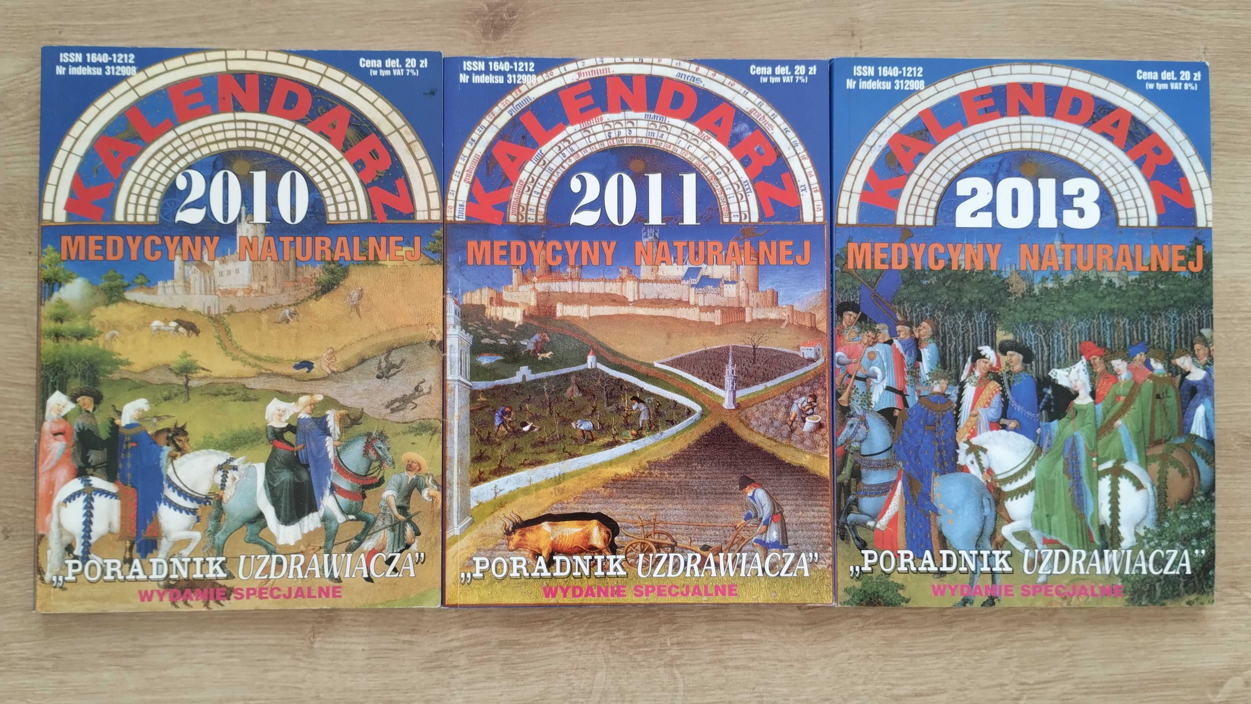 3x Kalendarz medycyny naturalnej 2010 Poradnik uzdrawiacza specjalne