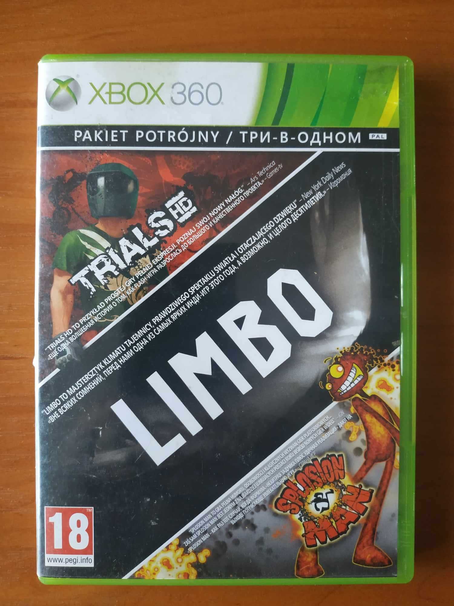 Gra na Xbox 360 - Limbo pakiet potrójny