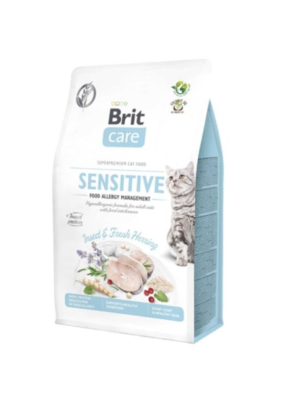 Brit care Sensitive owady i świeży śledź 300g
