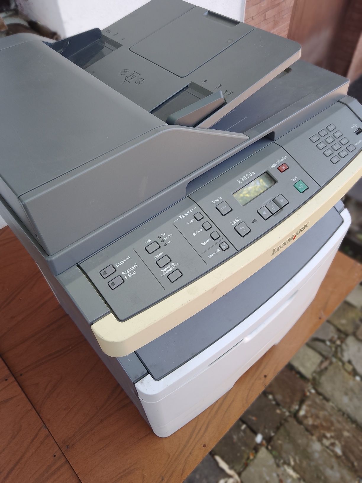 Ксерокс сканер принтер МФУ Lexmark x363dn