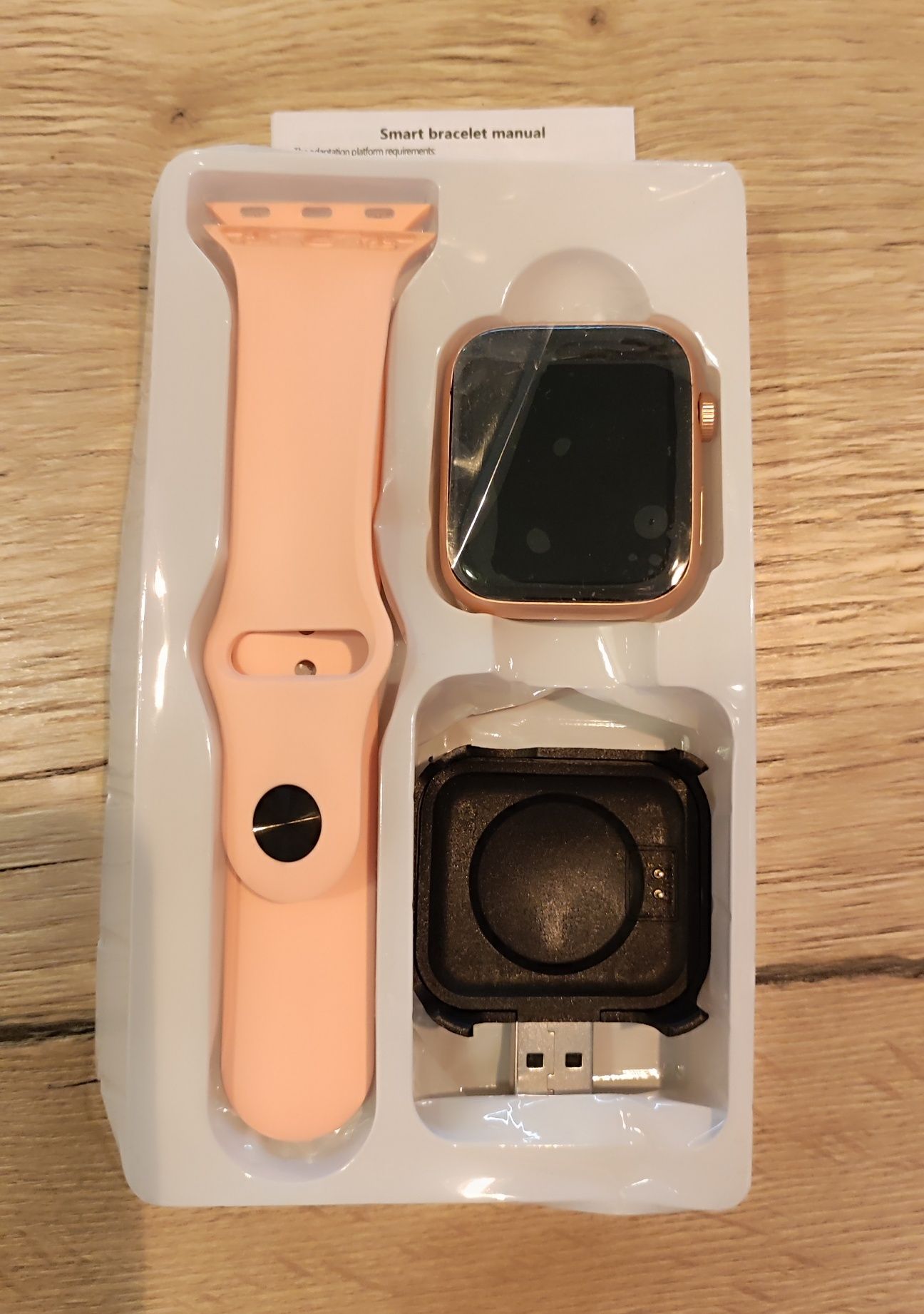 Watch 9 i9 Pro Max - Smartwatch różowy