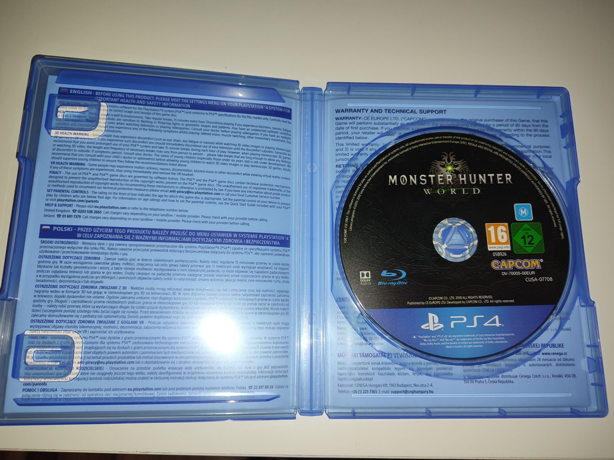 Gra Ps4 Monster Hunter World PL gry PlayStation 4 Sniper UFC GTA V GOW