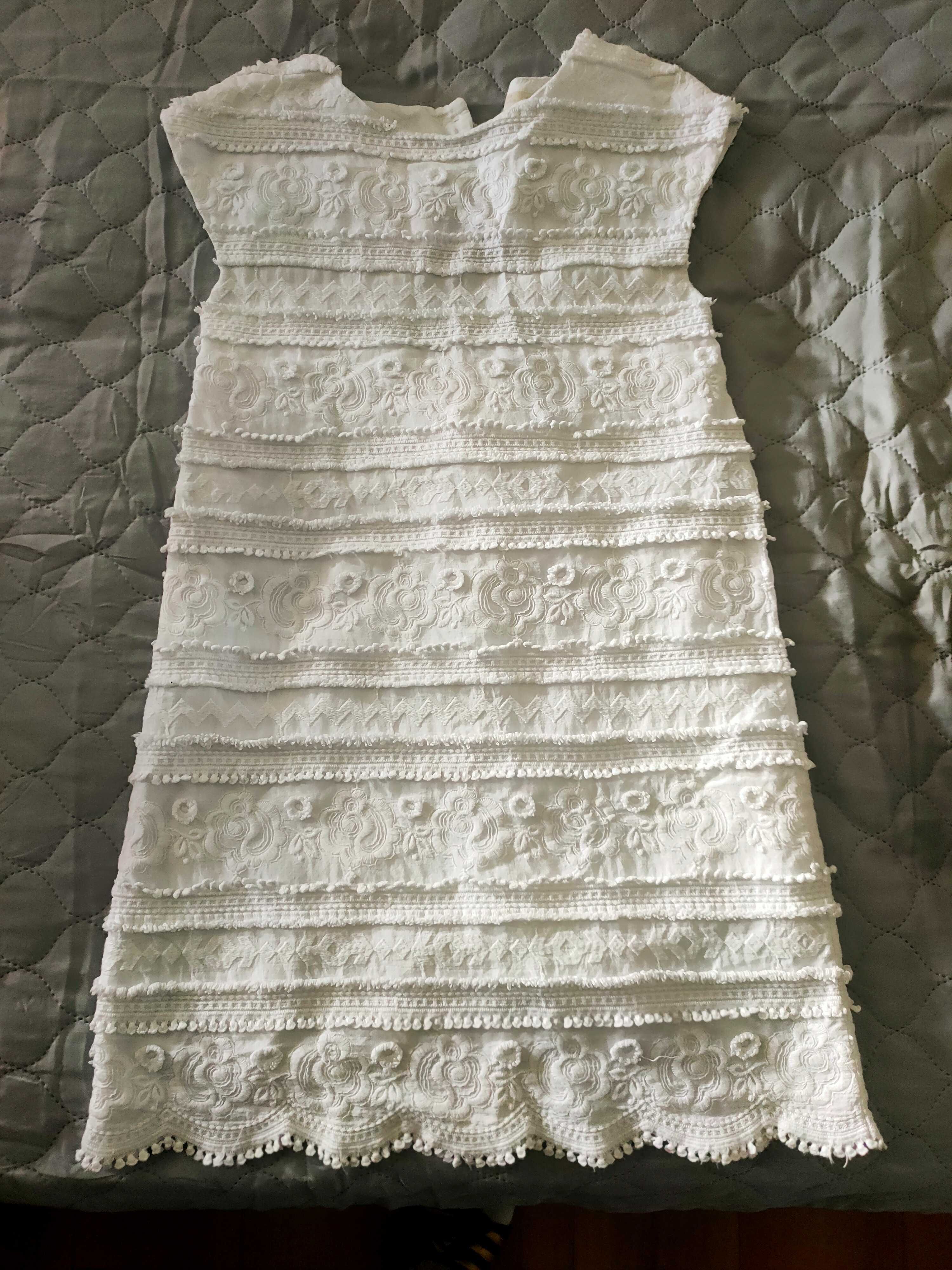 sukienka ZARA biała komunijna