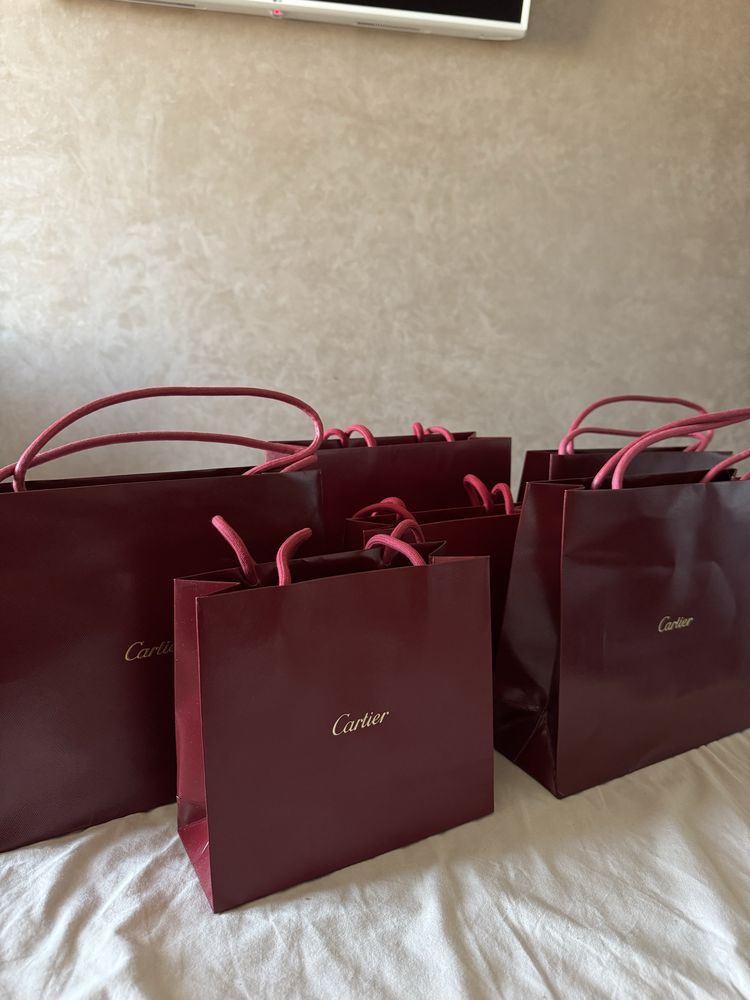 Пакет Упаковка Cartier сертификат