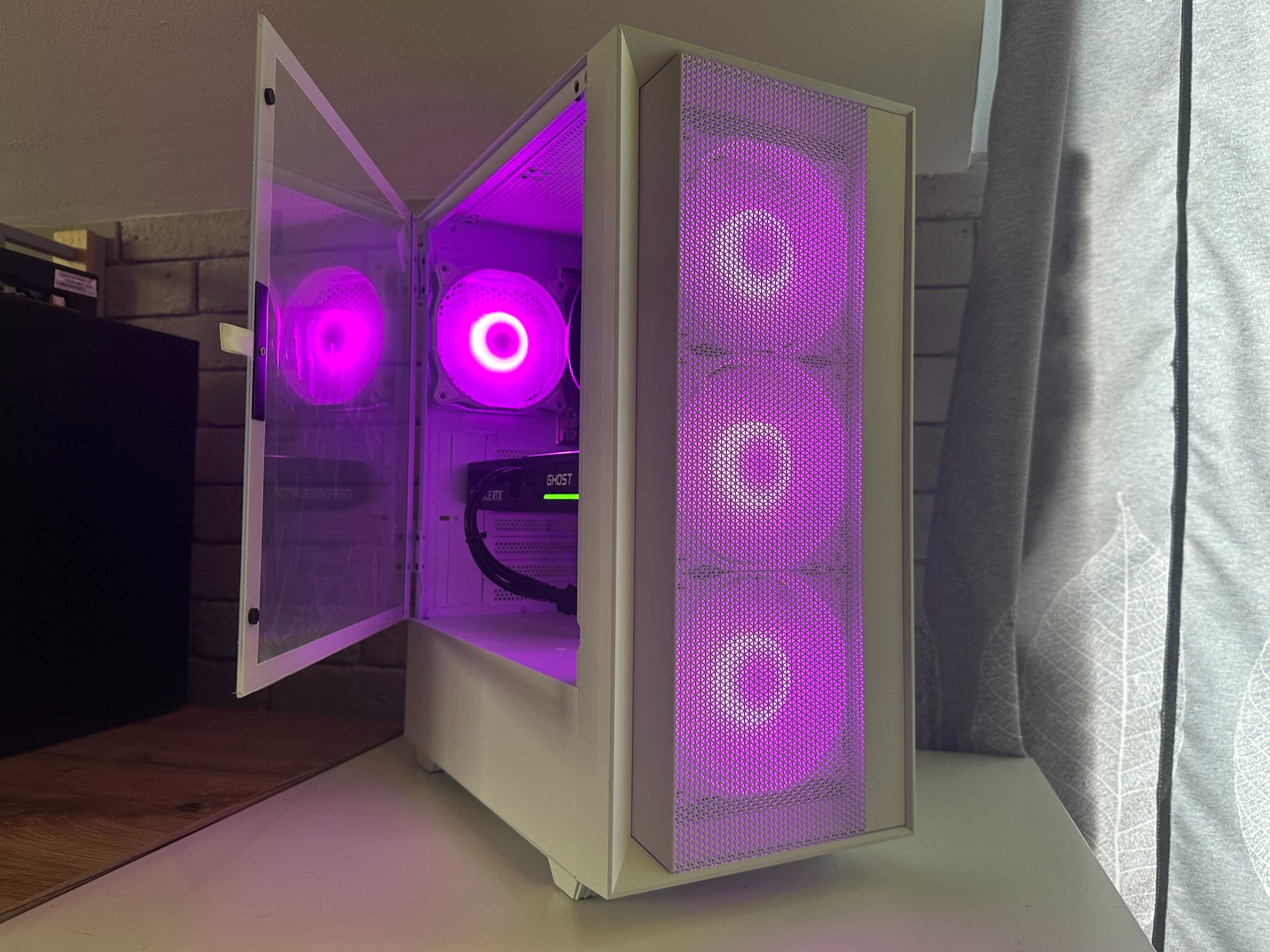 Komputer RTX 5060/Ryzen 5 5500/ARGB/16GB RAM DDR4/Biały/GAMINGOWY