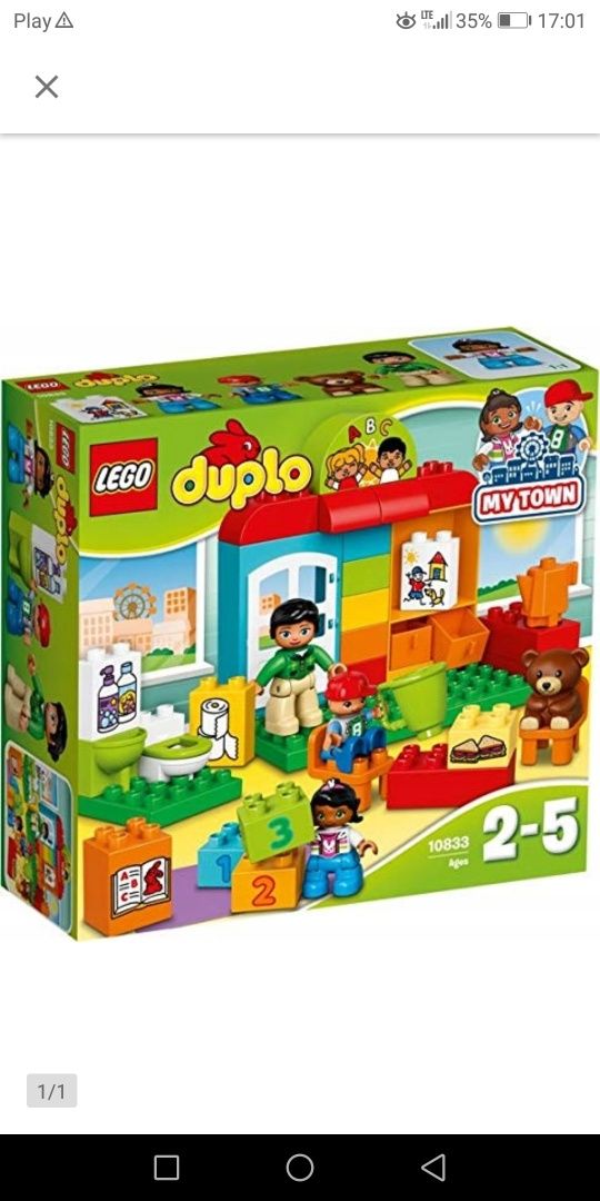 Klocki duplo, duża ilość, 9 zestawów