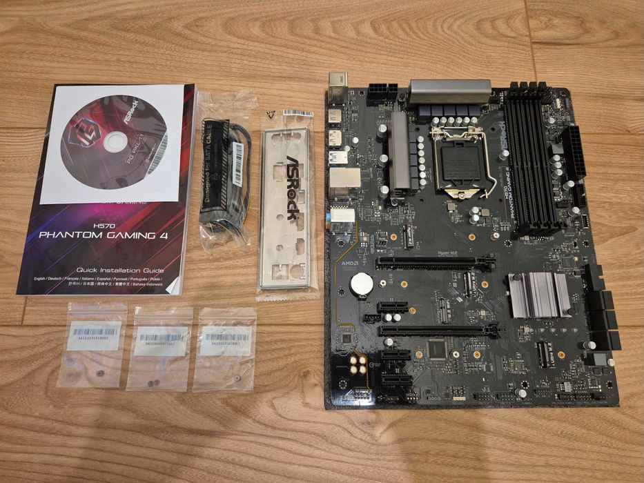 Płyta główna ASRock H570 Phantom Gaming 4 - ATX, LGA1200, pełny zestaw