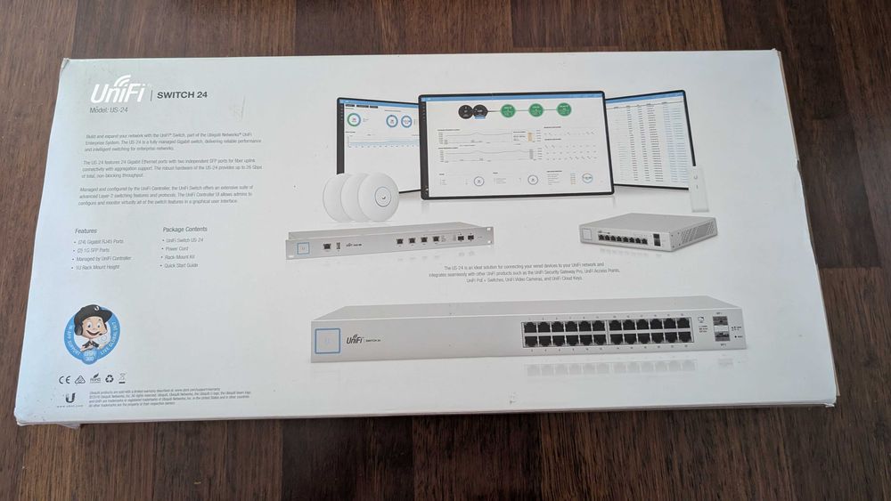 Ubiquiti Switch UniFi 24x RJ45 1000Mb/s 2x SFP+