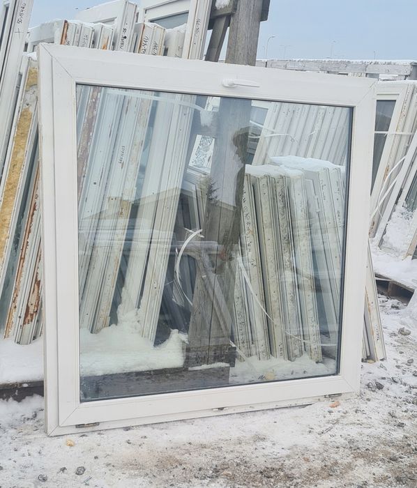 OKNA KacprzaK OKNO PCV 146x143 Używane Plastikowe Białe Lider Okna OLX