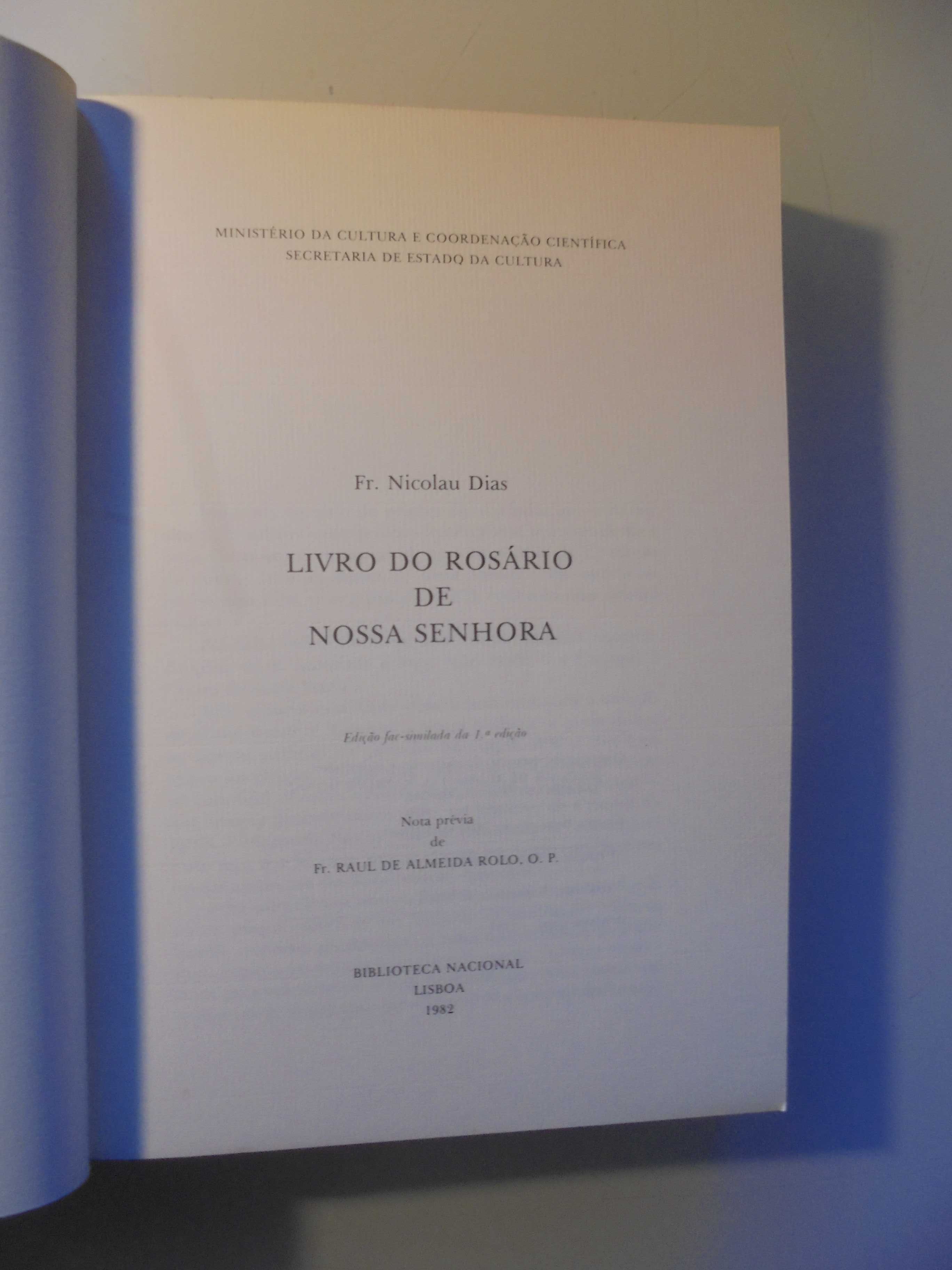 Dias (Frei Nicolau);Livro do Rosário de Nossa Senhora