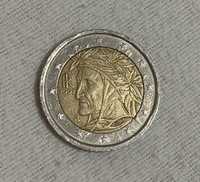 Moeda 2 euros 2002 Itália Rara