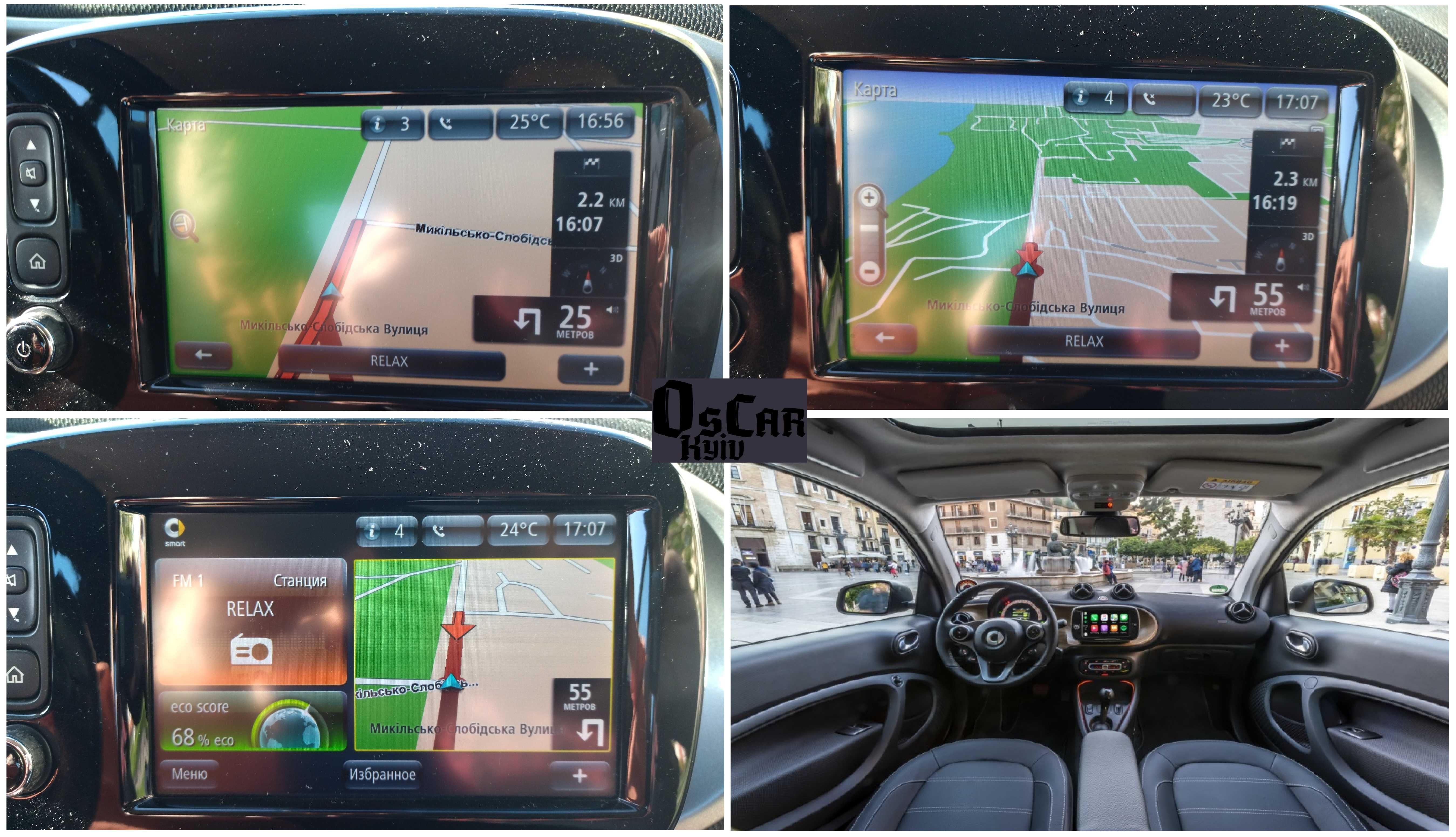 SD карта навігації для Suzuki, Renault, Smart Fortwo 453/454