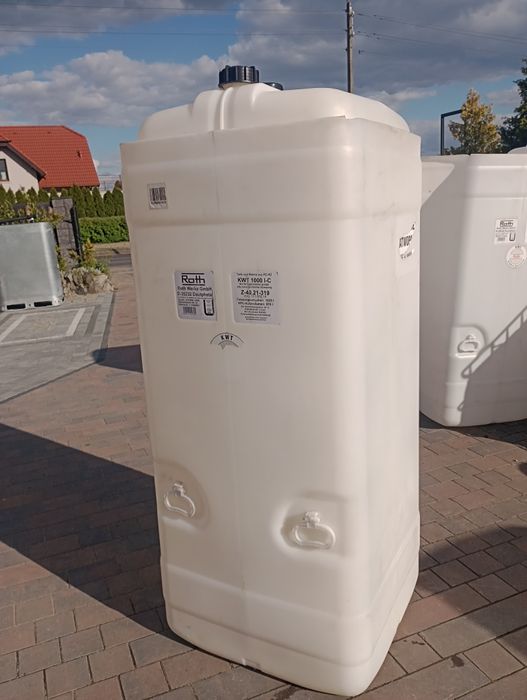 Zbiornik dwupłaszczowy na olej opałowy paliwo 1000l z atestem Kurier