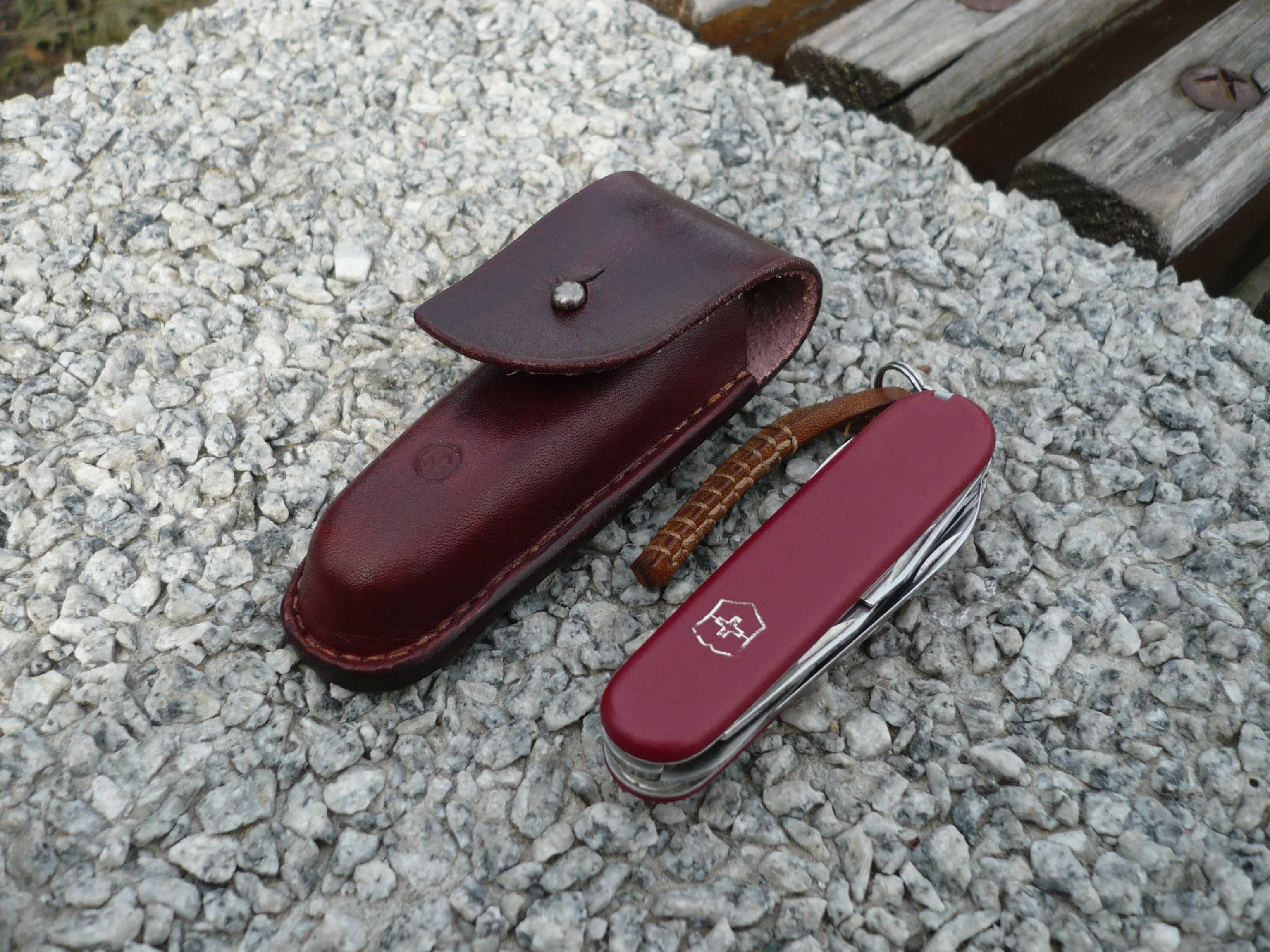 Шкіряний чохол для ножа victorinox