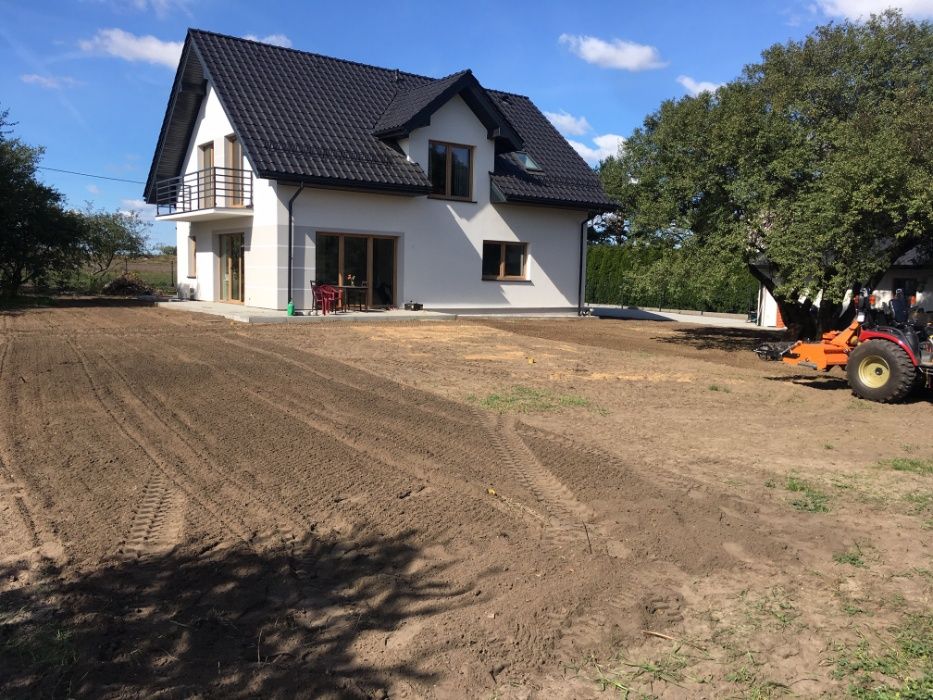 Glebogryzarka separacyjna, zakładanie trawników ,ogrodzenia