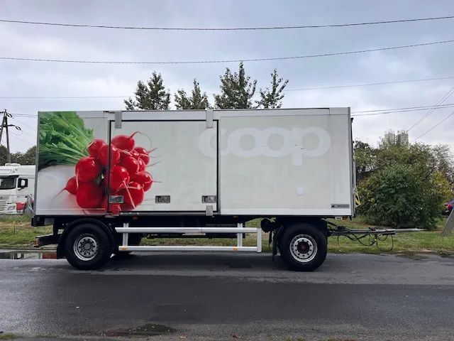 Frech-hoch FHS 18T  Przyczepa OCYNKOWANA *Izoterma* 2x rozuwane drzwi boczne*Przejazdowa*