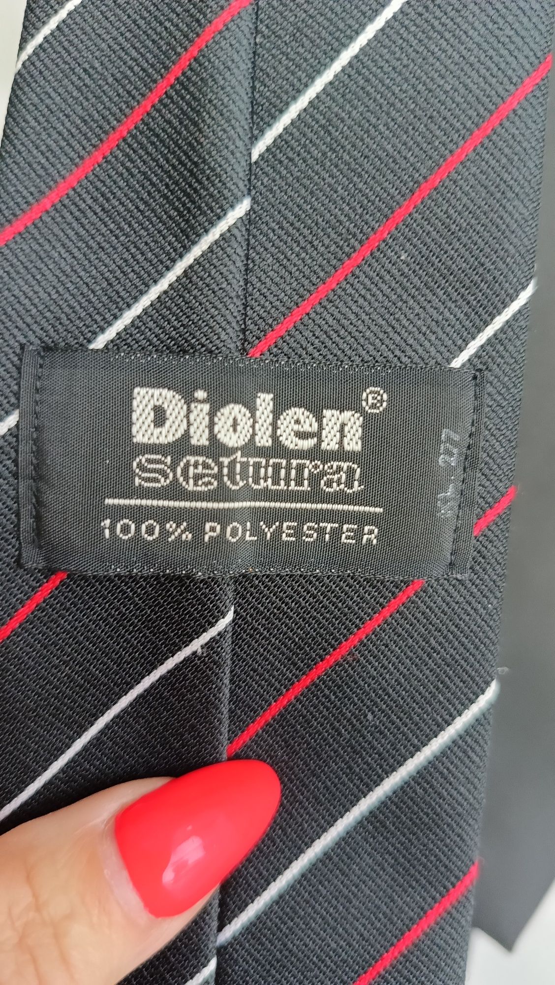 Dwa krawaty Marks&Spencer i  Diolen