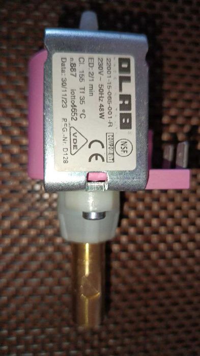 Насос вібраційний, помпа кавоварки, 48 ватт, 53 ватт!