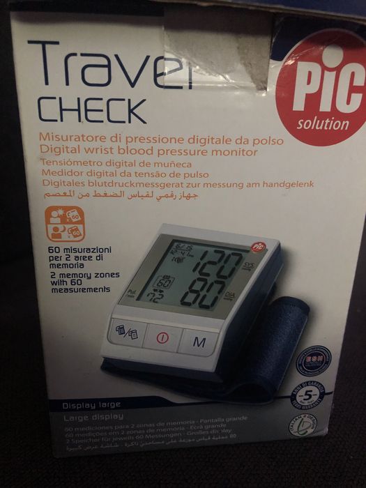 Medidor digital de pressão arterial automático Travel check