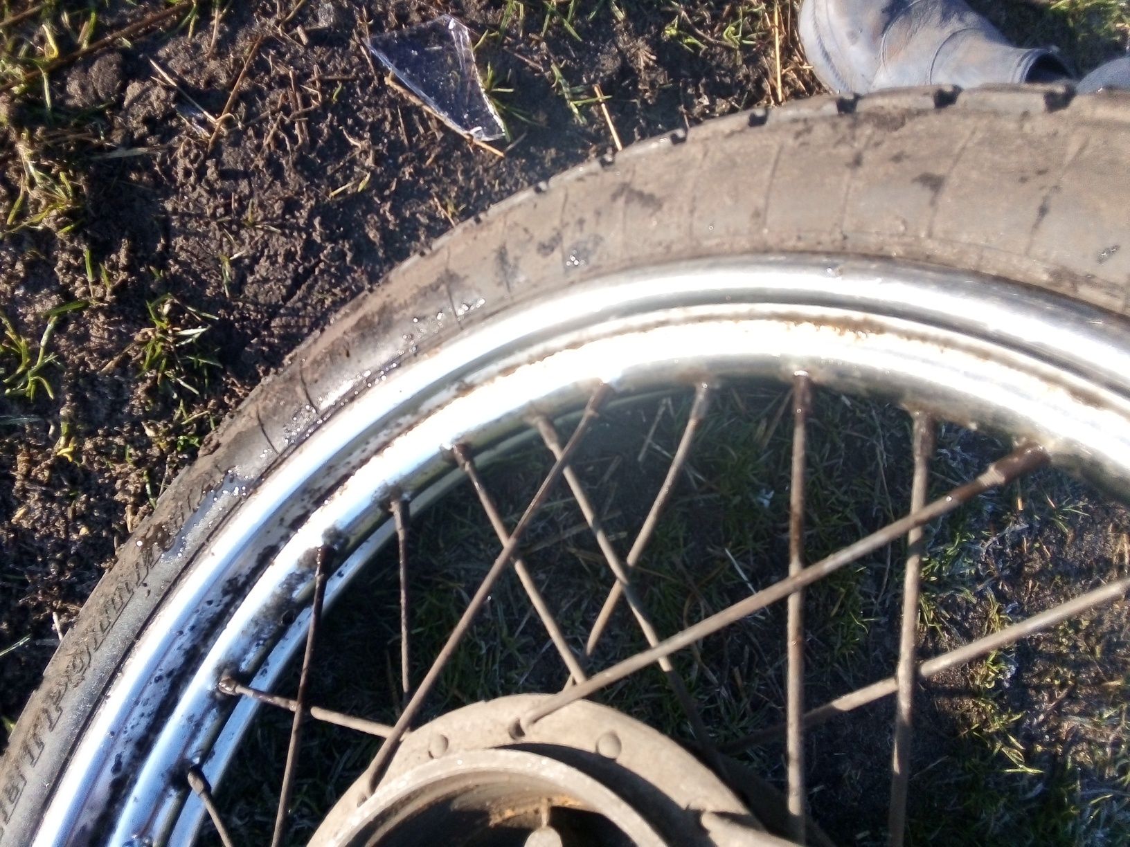 Заднє колесо мінск в зборі