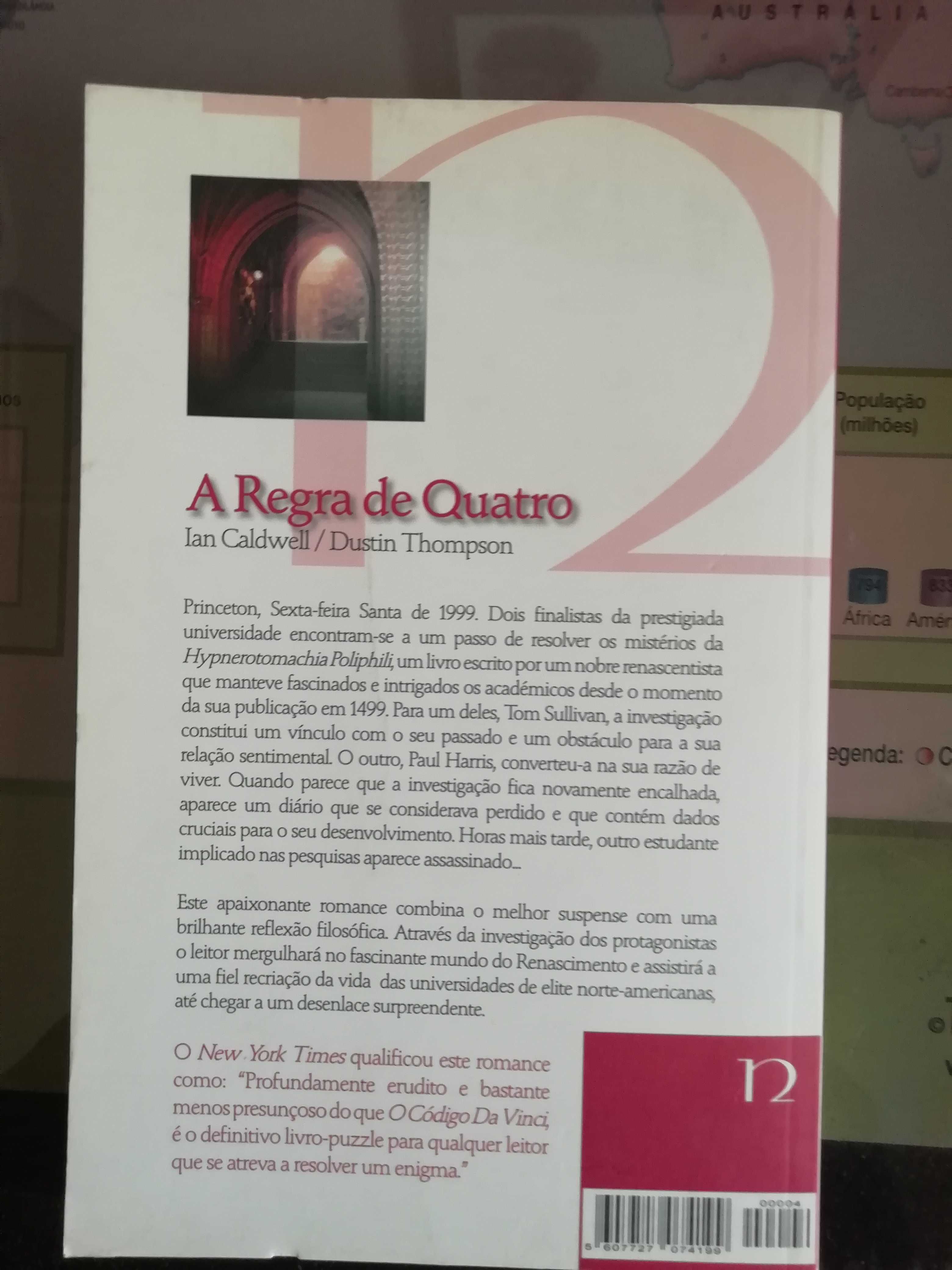 livro A Regra de Quatro