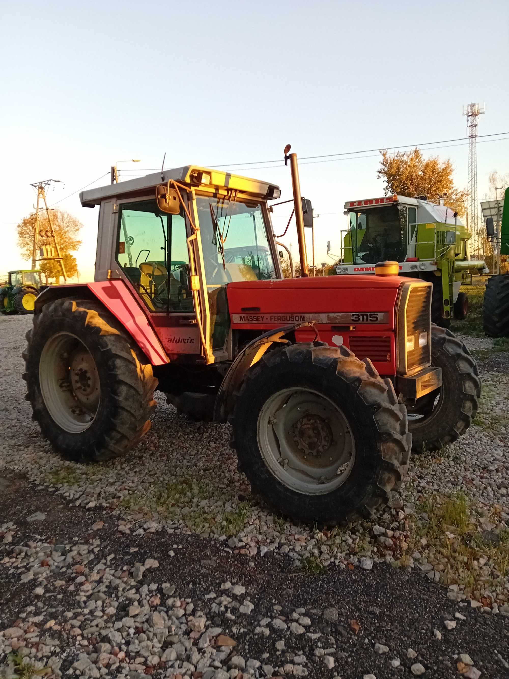 Massey Ferguson 3115 pneumatyka komplet zaczepów