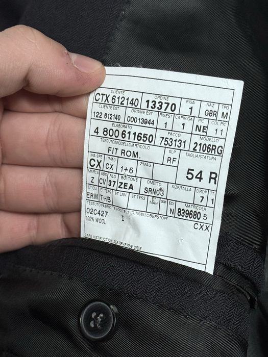 піджак жакет блейзер Ermenegildo Zegna Classic оригінал розмір 54 R