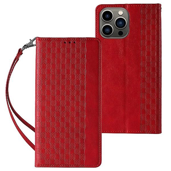 Magnet Strap Case etui do iPhone 13 Pro Max pokrowiec portfel + mini s