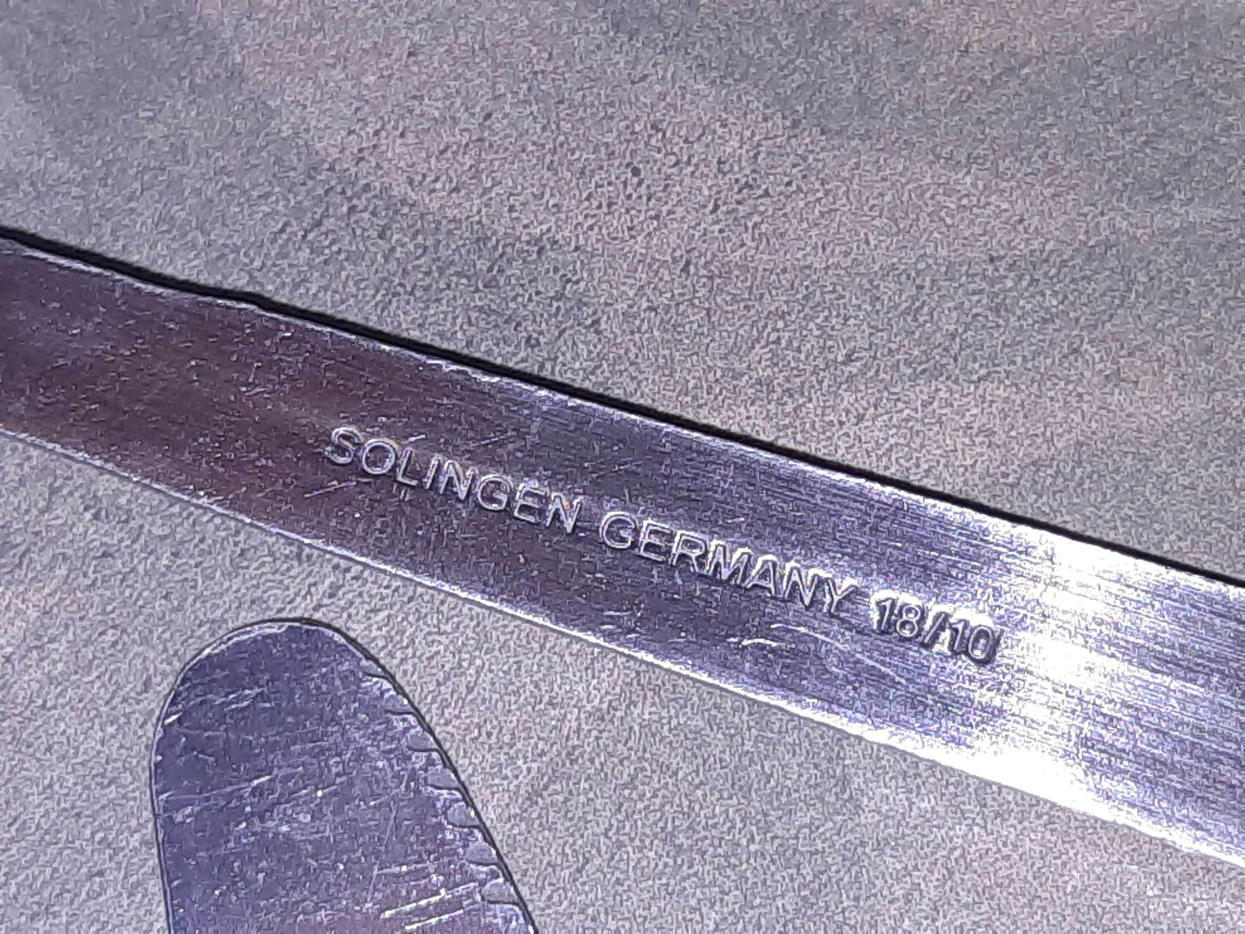Ложки и ножи столовые Solingen (Германия) позолота