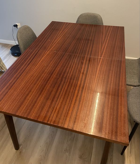 Mesa vintage - madeira maciça (extensivel)