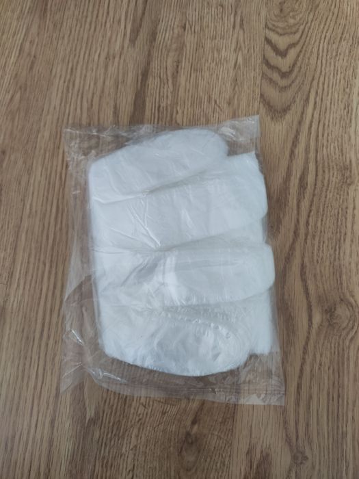 Rękawice rękawiczki foliowe ochronne z funkcją zrywki z otworem