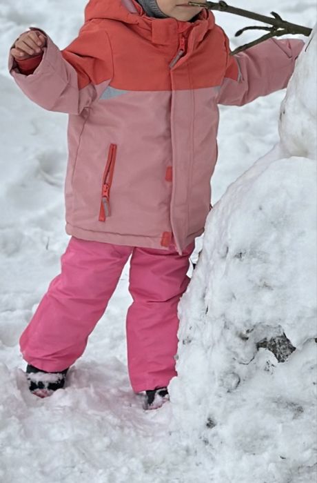 Курточка з штанами на зиму для дівчинки 2-3 рочки