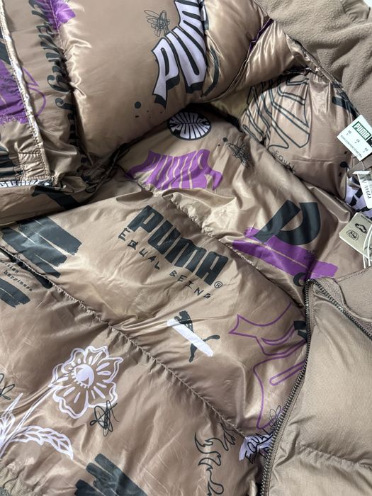 Жіночий пуховик S коричневий  | Теплий зимовий, новий