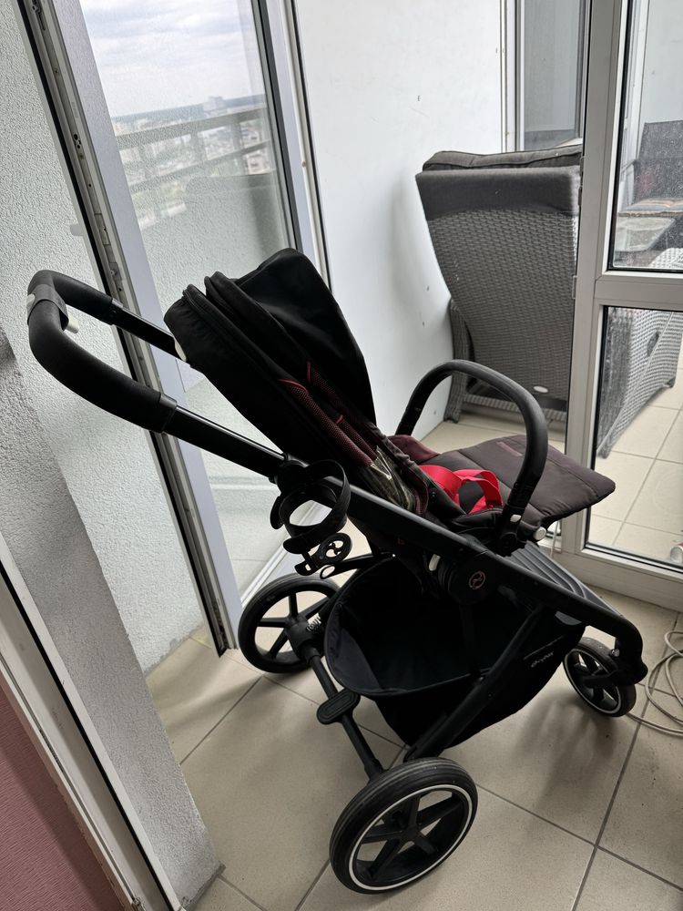 Прогулянкова коляска cybex balios s lux ferrari