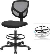 Krzesło do komputera biurowe czarne  Nowe Fotel komputerowy Nowy