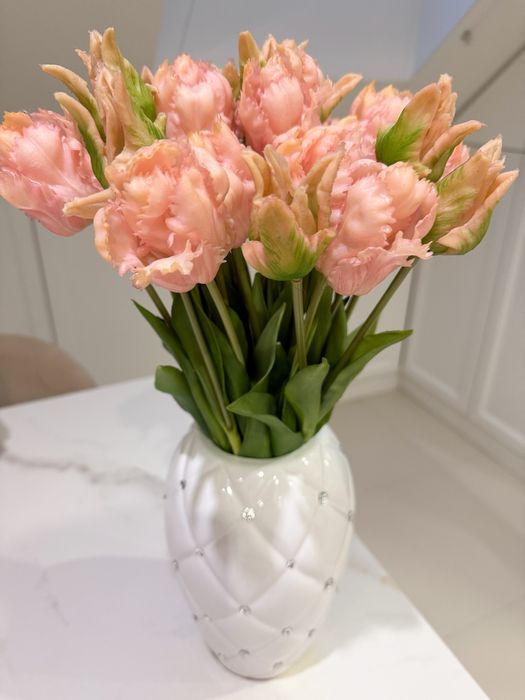 Zestaw sztucznych tulipanów tulipany silikonowe bukiet home&you