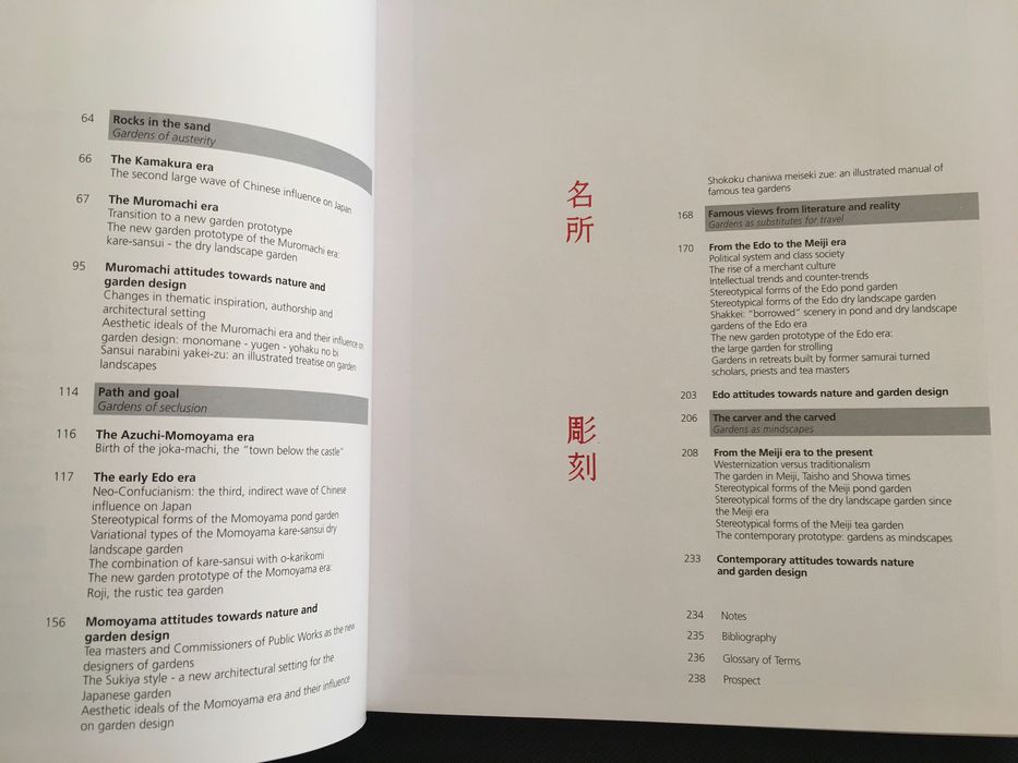 Japanese Gardens. Right Angle and Natural Forms