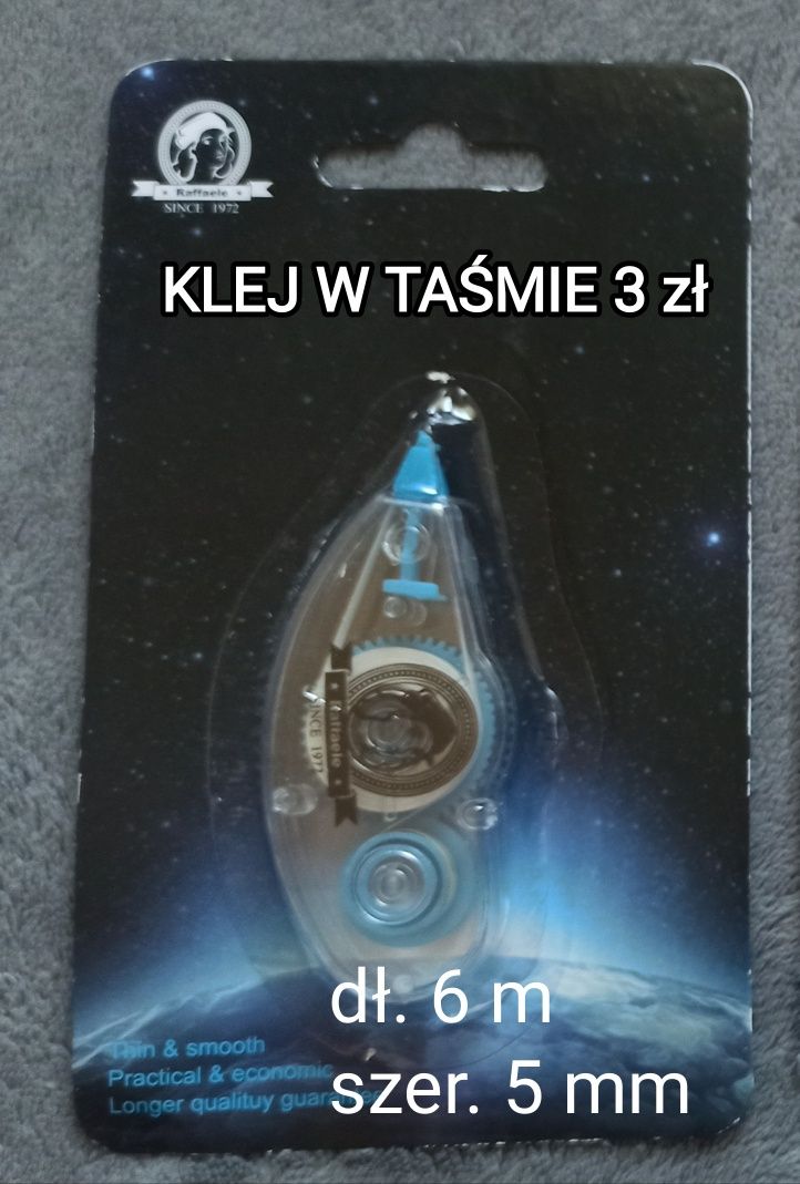 Klej w taśmie, szkoła.