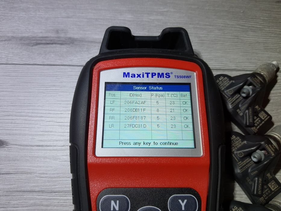 Датчики тиску шин (колес) TPMS Porsche Cayenee,Panamera.VW Caddy,Craft