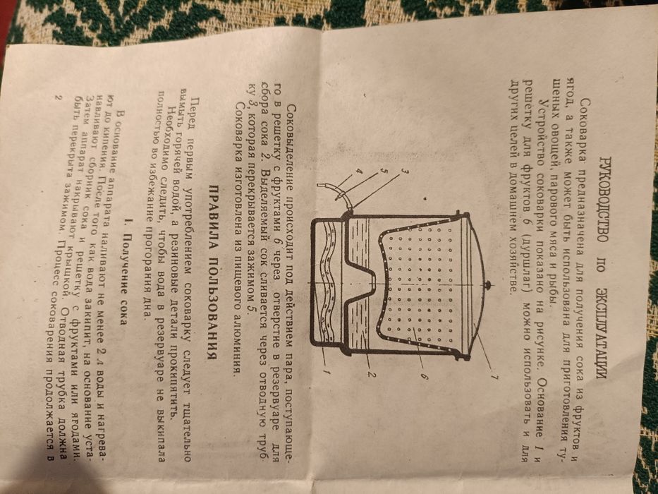Соковарка пароварка СССР новая