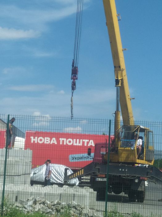 Аренда, услуги автокрана от 10 до 25 тон, манипулятора в Николаеве