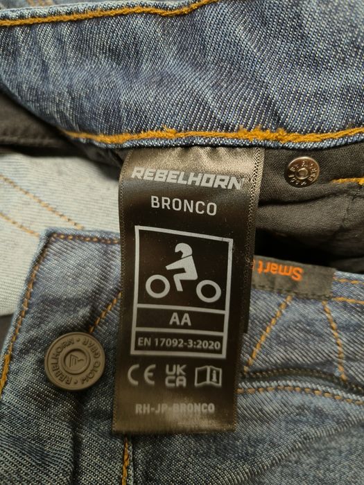 Spodnie motocyklowe Jeansy Rebelhorn Bronco Monolayer Wash