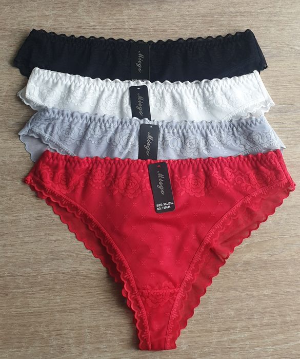 4×Damskie majtki stringi 2/3XL